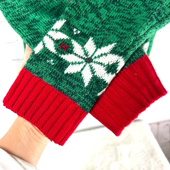 •🎄|•’MEOWY’ CHRISTMAS•| Real Jingle Bells Kitty Cat Holiday Sweater - Picture 6 of 12